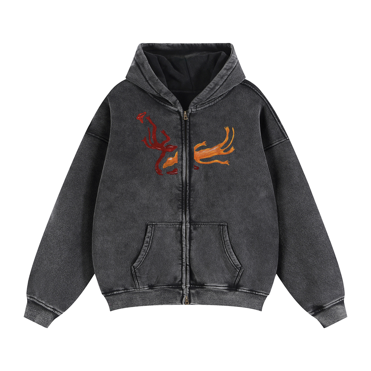 Salamander Zip Hoodie