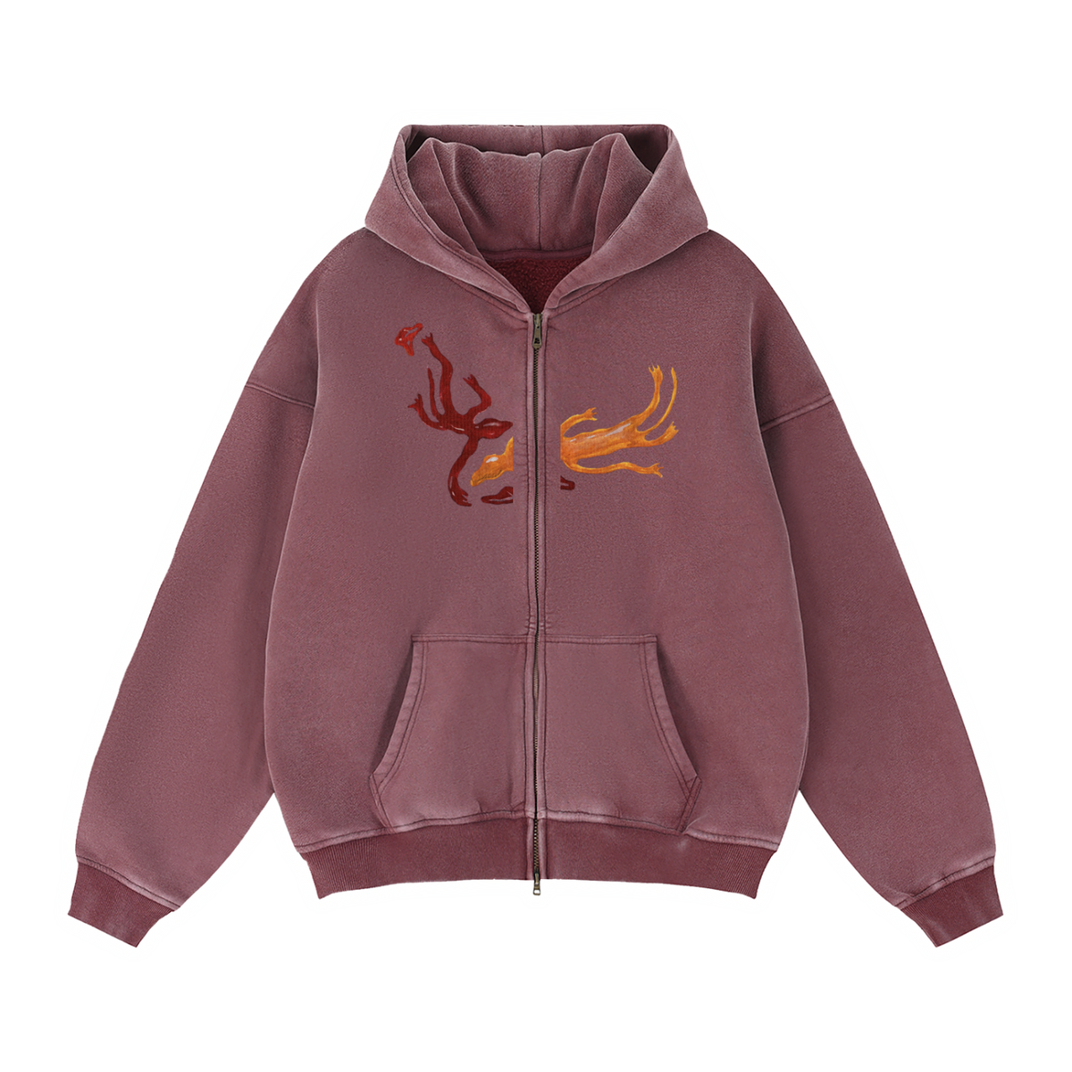 Salamander Zip Hoodie