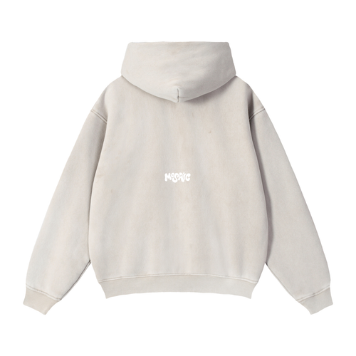 Salamander Zipper Hoodie - apricot