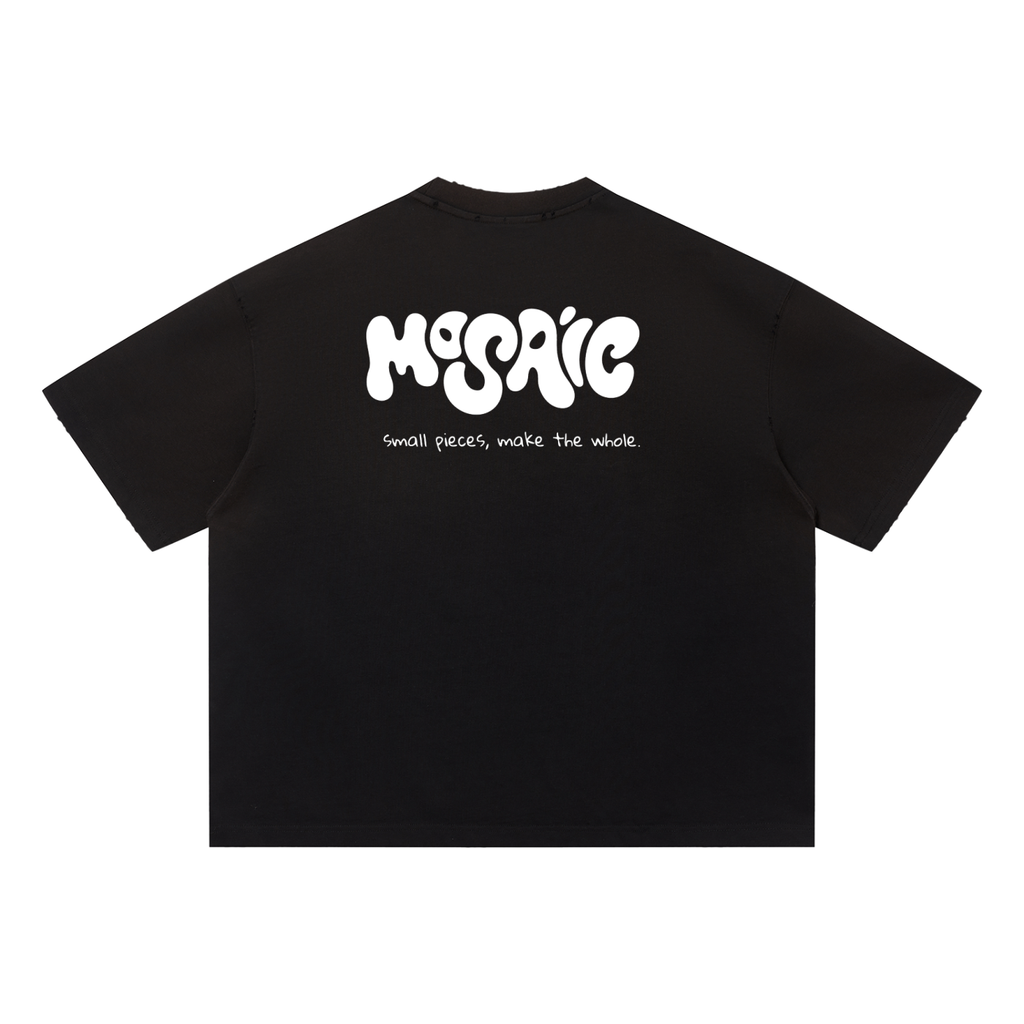 'Small Pieces' Tee - black