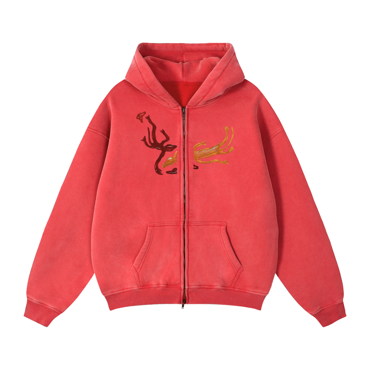 Salamander Zip Hoodie